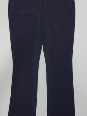 White House Black Market Women's Navy The Slim Dress Pants Size 4